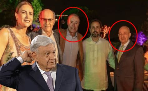 AMLO reacciona a la foto de Carlos Salinas de Gortari y Quirino: .